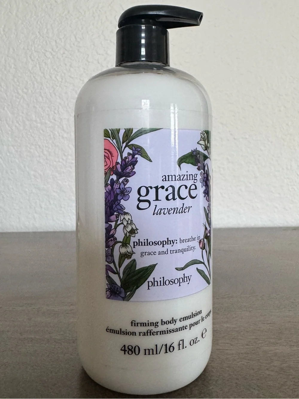 Philosophy Amazing Grace Lavender Firming Body Emulsion Lotion 16 fl oz
